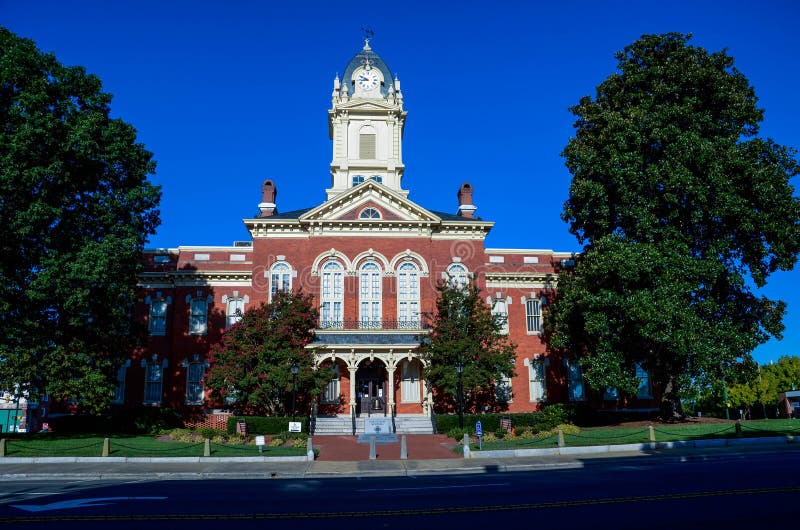 Historic Union County Courthouse in downtown Monroe, NC